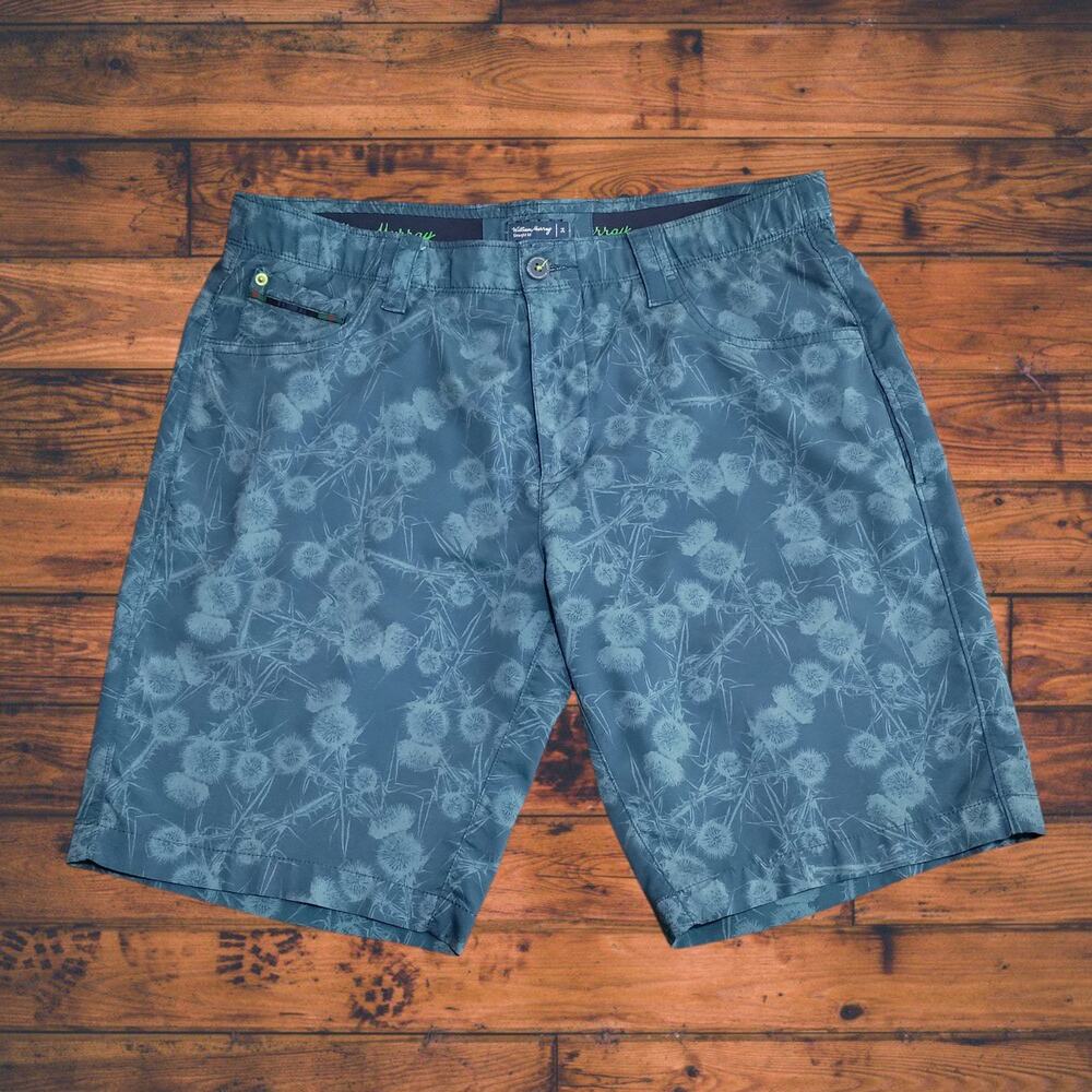William Murray Shorts Men's 34‎ Dandelion Water Hazard Performance Golf AOP